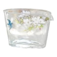 thumbnail image 3 of 2024 春归玻璃系列合集手工贴花高硼硅绿茶器盖碗茶壶茶杯公道杯 春归-水滴公道杯, 3 of 8