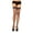 Black, variant on Womens Stay-Up Fishnet Thigh Highs