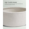 thumbnail image 3 of Sturdy and Stable Particleboard Steel Polyester End Table, Laurel Green and Cream White, 3 of 8