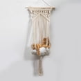 thumbnail image 4 of Colgador de plantas de macramé elegante para dormitorio, jardín, tapiz con borlas, soporte para maceta, decoración, 4 of 9