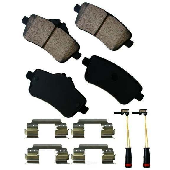 Disc Brake Pad Set Fits select: 2016-2019 MERCEDES-BENZ GLE, 2012-2015 MERCEDES-BENZ ML