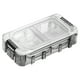 thumbnail image 3 of Caja de aparejos de pesca Herramienta impermeable superior transparente de gran capacidad (+) Negro, 3 of 4