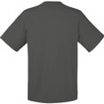 thumbnail image 1 of Fruit Of The Loom - Camiseta Básica de pico de manga corta de  superior para hombre (Grafito claro), 1 of 2