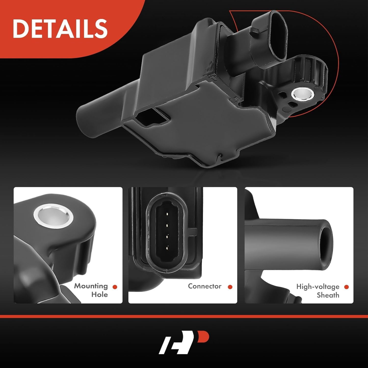 A-Premium Engine Ignition Coils Compatible with Chevy GMC Silverado 1500 Sierra 1500 Corvette Camaro Tahoe Yukon 2014-2018 4.3L 5.3L 6.2L 8-PC Set
