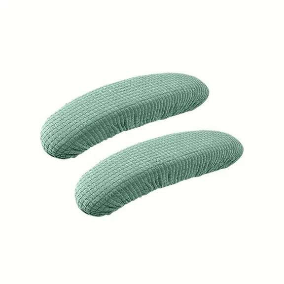 XmhyTop-A Armrest Covers - Office Chair Armrest Covers, Elastic Removable Arm Protectors & Chair Hand Rest Covers - 1 Pair,Green
