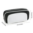 thumbnail image 3 of TopLLC High Capacity Pen Pouch Pen Pouch Case Organiser With Zip For School Office Presentation Sturdy Multi-Purpose Pen Pouch Pen Cases, 3 of 6