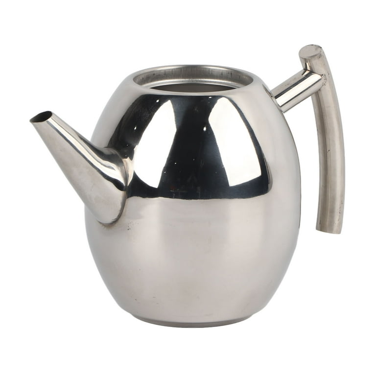 Vintage Blue Water Coffee Tea Pot Hot Water Maker Kettle Bird Plug Metal  Handle