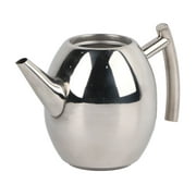 Stainless Steel Teapot Coffee Pot Stovetop Teakettle Kettle With Filter Large Capacity Beverage Serveware Coffee Servers for Home Cafe Bar Restaurant 1500ml