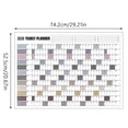 thumbnail image 3 of 2026 Full Year Wall Calendar Calendar 2026 Calendar For Home School Work Study Paper Folded, 3 of 9