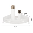 thumbnail image 3 of TIMIFIS Shower Rack Shower Storage Rack for Tile Walls, Aluminum Corner Shower Basket Caddy for Shampoo Conditioner, Bathroom / Kitchen Storage Organizer with No Drilling Toothbrush Holders, 3 of 5