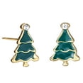 thumbnail image 2 of SDOHIG Christmas Earrings, Christmas Gifts for Women, Christmas Earrings for Women, Stud Earrings for Women, Hypoallergenic Earrings, Fashion Christmas Earrings, Christmas Ornaments, 2 of 3