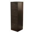 thumbnail image 2 of Wilson 4 Drawer Vertical Wood Lockable Filing Cabinet, Espresso, 2 of 5