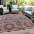 thumbnail image 4 of Dalyn Rugs Machine Washable Indoor/Outdoor Chantille Pink 9' x 12' Rug, 4 of 9
