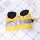 thumbnail image 5 of EeaseMX Botas de lluvia antideslizantes para mascotas, cubrepiés de perro, botas gruesas de felpa, suela protectora para patas (amarillo, talla 6), 5 of 7