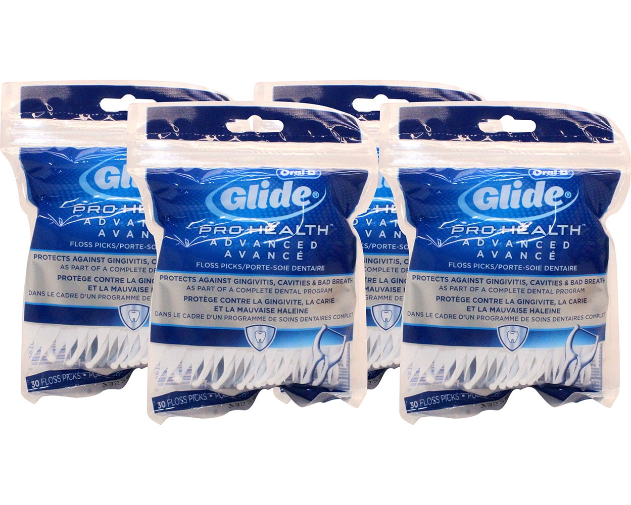 OralB Glide Gum Care Floss Picks, 30 each (1 Pack) (Pack of 4