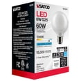 thumbnail image 3 of Satco 6w G25 Globe Filament LED 5000K Medium Base White Dimmable - 60w equiv, 3 of 10
