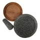 thumbnail image 4 of Molcajete Wood Planks MX Calli con Cerámica, piedra volcánica y madera de parota, 4 of 4