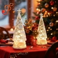 thumbnail image 4 of Adorno de Navidad con Luces de Copo de Nieve | Modos LED, efecto de nieve flotante, 8 canciones navideñas | Alimentado por batería/USB | Decoración transparente con estrella para árbol, mesa, centro, 4 of 6