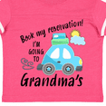 thumbnail image 4 of Inktastic Book My Reservation I'm Going to Grandma's Boys or Girls Toddler T-Shirt, 4 of 5