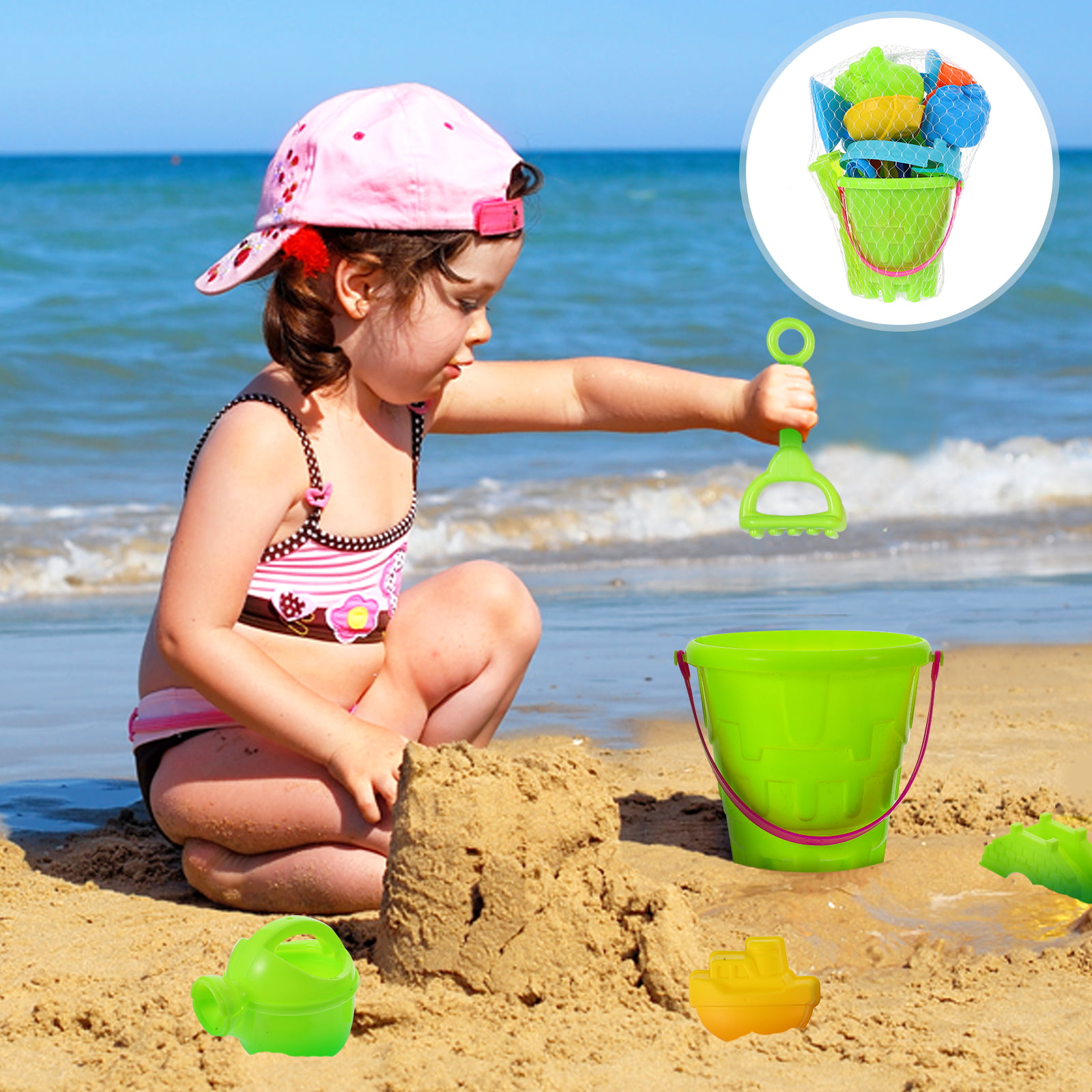 Red Castle Model Play Sand Outdoor Toys For Summer Seaside - Temu