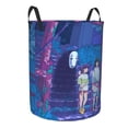 thumbnail image 2 of Spirited Away Laundry Hamper Basket with Handles, Lightweight Storage Basket Toy Organizer Dirty Laundry Basket Waterproof for College Dorms, Bedroom, Bathroom, 2 of 7