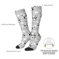 thumbnail image 5 of Picia Women Crew Soft Moisture-wicking Socks Pandas Pattern Design Cotton Socks, One Size fit All, 5 of 9