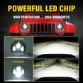 thumbnail image 2 of Combo 7" Round LED Headlight+Fog Lights+Turn Lamp For Jeep Wrangler JK 2007-2017, 2 of 14