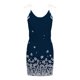 thumbnail image 5 of Vestido de tirantes suelto con estampado de vendaje sin mangas con cuello en V casual para mujer Fridja  hjkh6289, 5 of 5