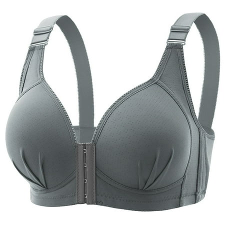 GENGING Tween Bras Woman Oversized Wireless Bras for Women Bra Front Button Push Up Elegant Underwear Bra