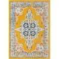 thumbnail image 1 of Unique Loom Parker Intricate Design Area Rug 10' x 14' Rectangle Yellow/Beige, 1 of 1