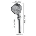 thumbnail image 4 of Rain Shower Head, Supercharged Turbo Fan Bathroom Shower with Six-Speed Strong Pressure, 4 of 9
