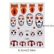 thumbnail image 4 of 3 Sheets,5D Embossed Halloween Nail Art Stickers,Skull Ghost Pumpkin Spider Bat Nail Decals,Self Adhesive Cartoon Nail Art Supplies For Nail Decorations, 4 of 4