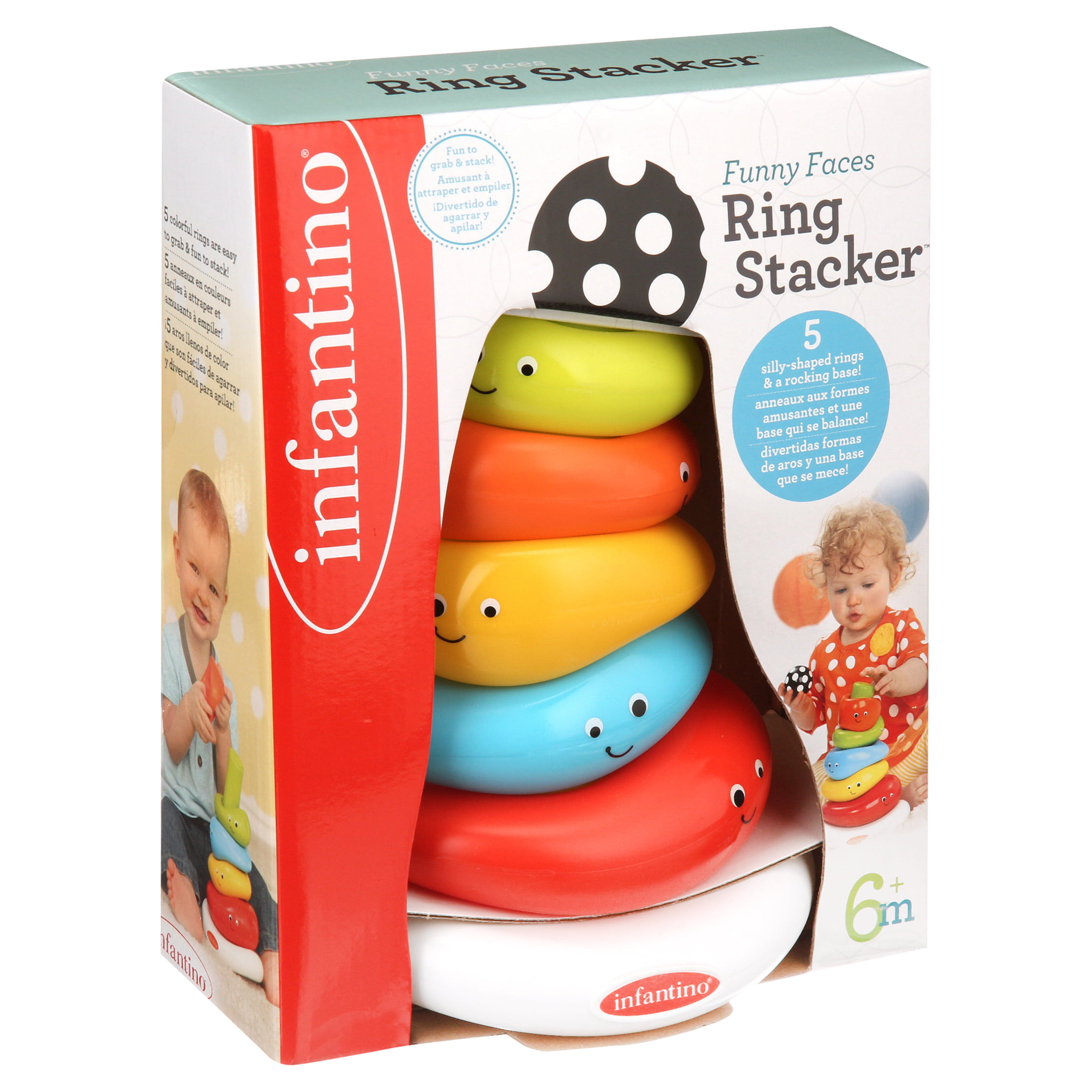 Funny Faces Infantino Ring Stacker 