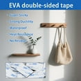 thumbnail image 4 of 60Pcs Double Sided Adhesive Pads, 1.97" x 1.18" Heavy Duty Double Sided Sticky Tape for Walls, Self-Adhesive Foam Rectangular Wall Sticky for Hanging, Office, Home, DIY Projects(Black), 4 of 7