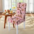 thumbnail image 5 of TSOVTHRID Dachshund Dog Love Heart Print Tablecloth with Chair Covers Set of 4, Removable Rectangle Table Cloth and Seat Slipcover for Home Kitchen Holiday Valentine's Day Decor, 5 of 7