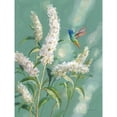 thumbnail image 3 of Nai, Danhui 12x14 Black Modern Framed Museum Art Print Titled - Hummingbird Spring II, 3 of 5