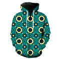 thumbnail image 1 of Sudadera con capucha y cremallera para hombre, estilo étnico exótico retro, divertida, de manga larga, con estampado 3D, estilo Harajuku, informal, de gran tamaño, 1 of 6