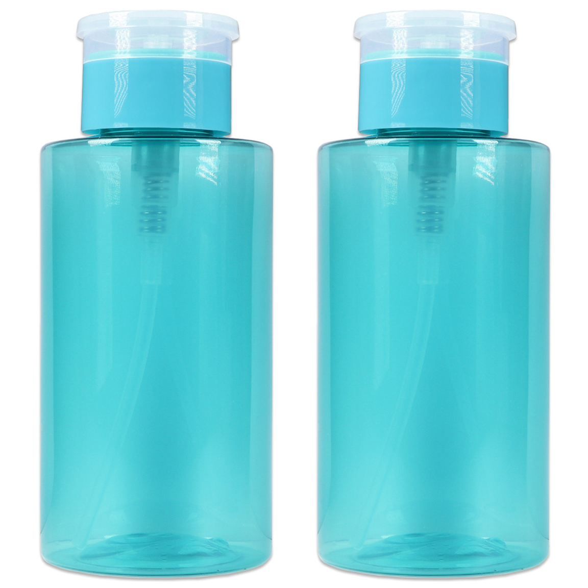 Pana High Quality 10 oz Liquid Pump Dispenser Teal (2 Bottles
