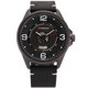 thumbnail image 1 of Reloj de pulsera de cuarzo con pantalla analógica y esfera redonda de aleación para hombres de moda (negro + blanco), 1 of 1