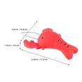 thumbnail image 2 of FRCOLOR Dog Squeaky Toy Red Plush 2Pcs 6.7x3.9x1.2In, 2 of 7