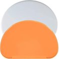 thumbnail image 1 of corne Patisserie(orange,blanc),grattoir Pte En Plastique Coupe Pte,2 Pices Racloir Spatules Pour Pain Cuisine, Crpes, Pour Pate Fromage Chocolat,1, 1 of 5
