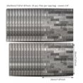 thumbnail image 2 of 25-Sheet Self Adhesive Backsplash, Marble Design 3D Wall Panels, Kitchen Backsplash Bathroom Wall Tile (Gray,20*20cm), 2 of 9
