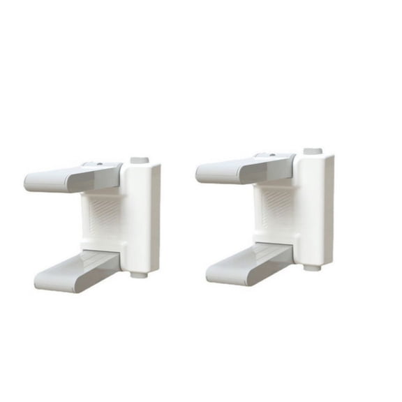 2PCS White Door Handle Safety Covers for Added Protection at Home