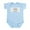Sky Blue, variant on CafePress - Bike Detroit Infant Bodysuit - Baby Light Bodysuit, Size Newborn - 24 Months
