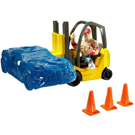 Forklift Smashdown Mini Figure Playset With John Cena WWE Wrestling