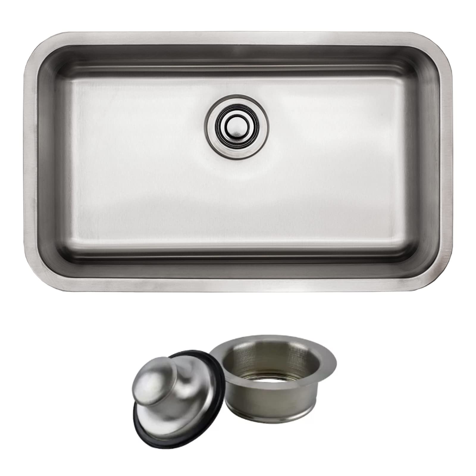 Strictly Sinks 29 Inch Undermount Kitchen SinkSingle Bowl Kitchen