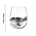 thumbnail image 2 of Artisanal Blue Ringed Octopus Glassware, 2D Octopuses Stemless Wine Glasses, Handcrafted Marine Animal Bar Glass, Coastal Home Decor Gift for Ocean Lovers, 2 of 5