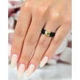 thumbnail image 4 of Alianza de silicona Rinfit Infinity Negro/Dorado Talla 7, 4 of 9