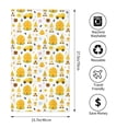 thumbnail image 2 of Pofeuu Gnomes Bees Print Hand Towel 27.5" x 16" Soft Absorbent Towel for Bathroom SPA Gym Hotel, 2 of 6