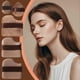 thumbnail image 2 of 6pcs Chocolate Biscuit Powder Puff Non-Absorbent Makeup Blender Sponge for Dry/Wet Makeup Application, 2 of 5